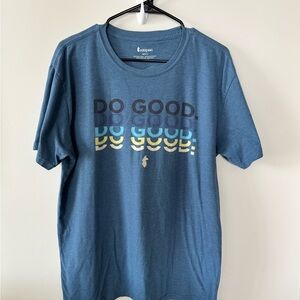 Cotopaxi Blue 'Do Good' Short Sleeve Tee